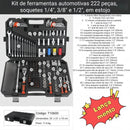 Jogo Ferramentas 222 Peças Mecânico Automotivo Profissional + Brinde especial
