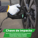 Macaco Elétrico Impacto Hidráulico Kit 6 em 1 - 12v 5t + Brinde especial