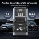 Auxiliar de Partida 12V e Compressor de Ar 150psi Portátil com Power Bank + Brinde especial