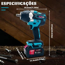 Chave de Impacto Sem Fio Brushless 2100N.M 68V Profissional + Brinde especial